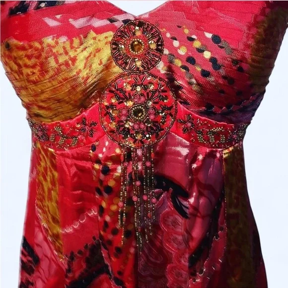 Sue Wong Vintage Beaded Dress - Picture 6 of 7